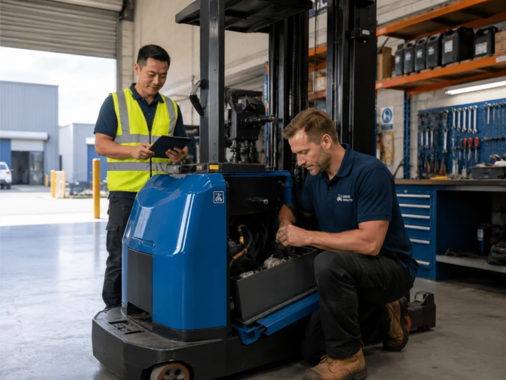 Our forklift servicing and maintenance packages help businesses within Perth, keep their operations running for longer.